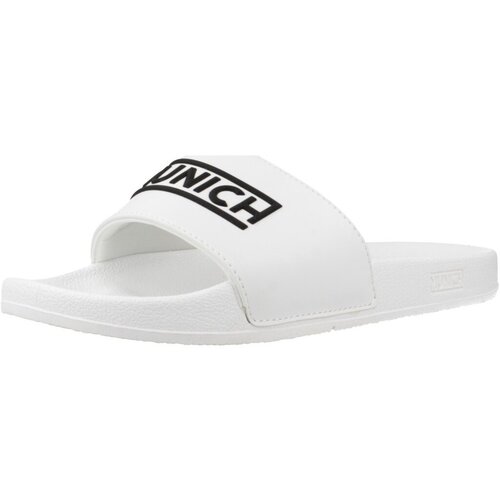 Munich Japonke FLAT SLIDER D LOGO WH Bela Cene