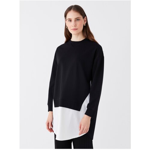 LC Waikiki Women&amp;#039;s Crew Neck Straight Long Sleeve Oversized Sweatshirt Tunic Slike