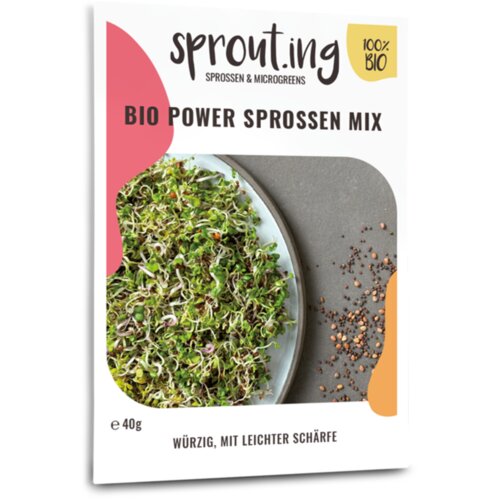 Sprout.ing Organska me&scaron;anica kalčkov Power - 40 g Cene
