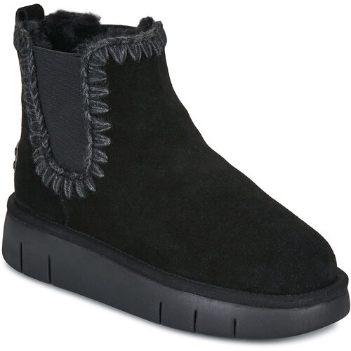 Mou Pol&amp;scaron;kornji BOUNCE CHELSEA BOOT IN SUEDE Črna Slike