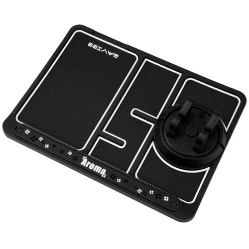 INF 4-v-1 protizdrsna armaturna blazinica z vrtljivim držalom za telefon Black&White, (5000246607) Cene