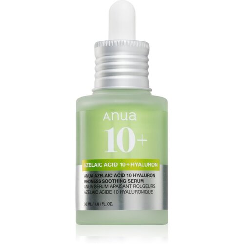 Anua Azelaic Acid 10+ Hyaluron Redness Soothing Serum umirujući serum protiv crvenila kože lica s hidratantnim učinkom 30 ml Slike
