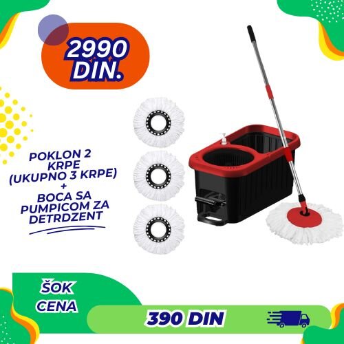 Zotrix Samorotirajući Brisko 360 sa Pedalom Cene
