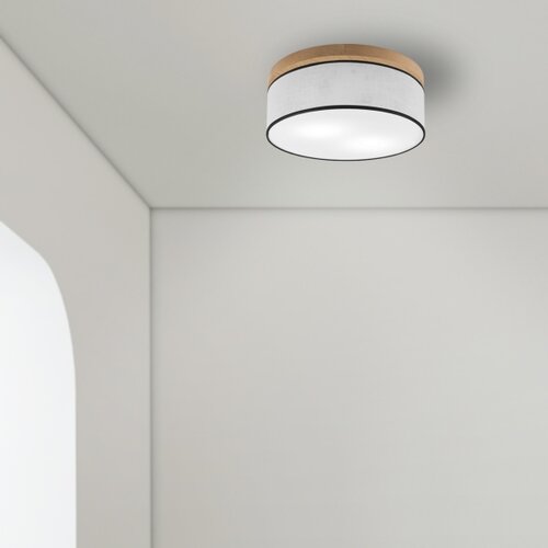 Brilagi - LED stropna svetiljka BELLADONNA 2xE27/15W/230V prečnika 40 cm bela/hrast Slike