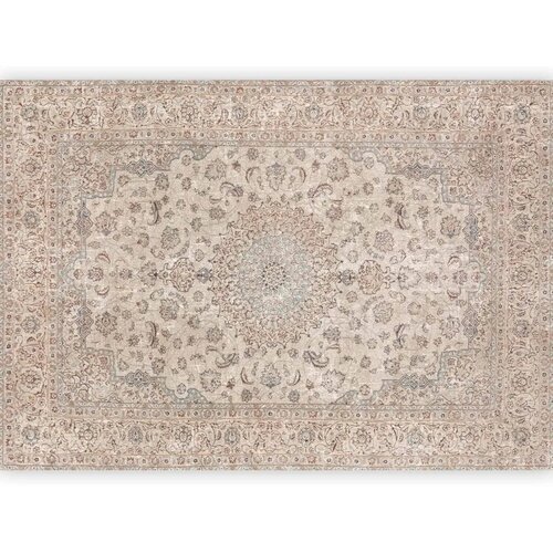  Foto tapeta - Sand carpet - worn Persian carpet with rich decorative motifs 250x175 Vodootporna Cene