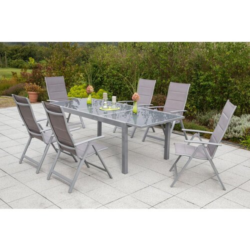 Gardenson vrtna garnitura taviano, 7-Delno, rjava Slike