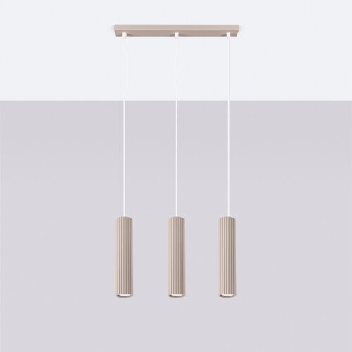  Brilagi - LED luster na sajli CRESTO 3xGU10/10W/230V taupe Slike