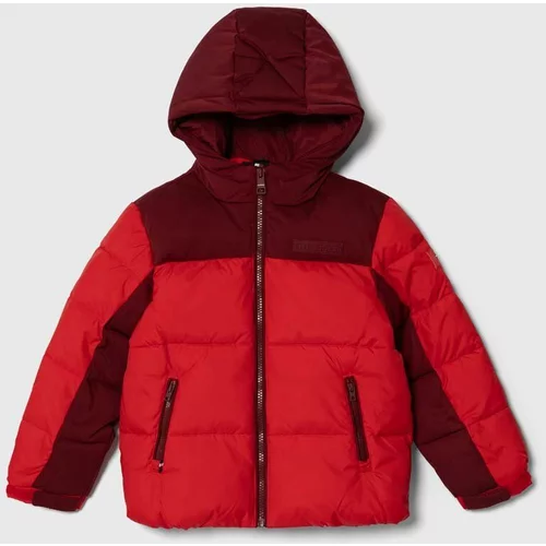 Tommy Hilfiger Dječja jakna boja: crvena