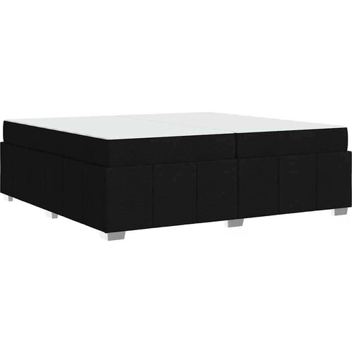  Krevetna konstrukcija Crna 200 x 200 cm tkanina Slike