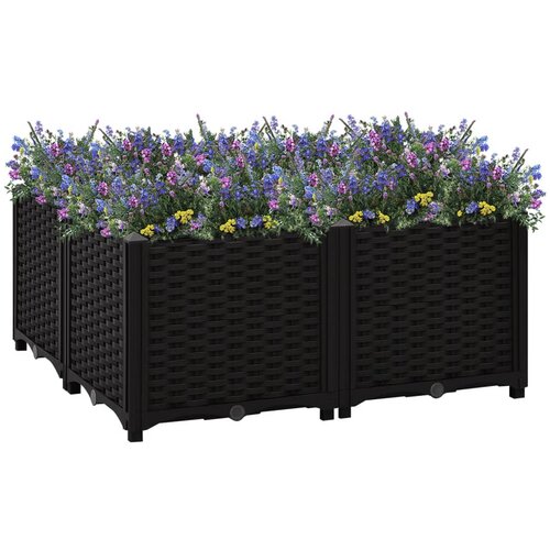 Furnova Visoka greda 80x80x38 cm polipropilen, (21920939) Cene