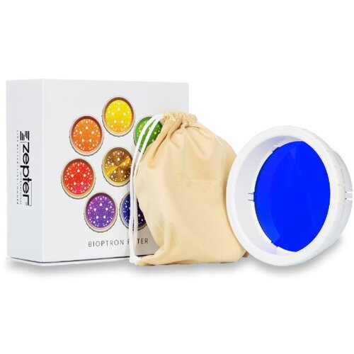 Zepter bioptron replaceable indigo filter for the pro 1 lamp for light therapy, relaxing effect - diameter 11 cm Slike