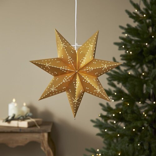 Star Trading Božična svetlobna dekoracija v zlati barvi ø 45 cm Classic - Star Trading Cene