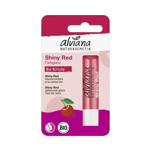 alviana naravna kozmetika Shiny Red Lip Balm