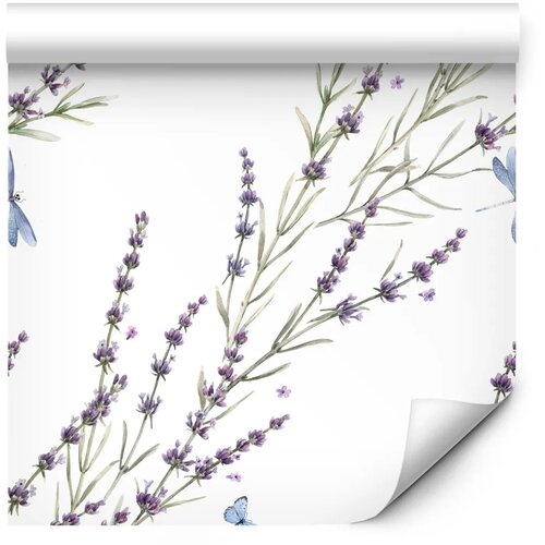  Tapeta - Butterflies Among the Lavender 50x1000 Slike