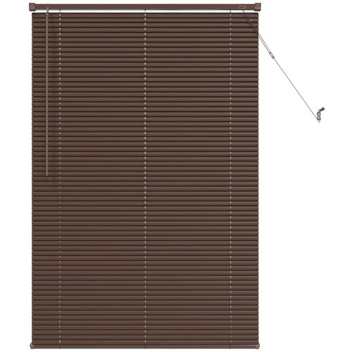  Venecijanska roleta Tamno smeđa s uzorkom 150 x 70 cm PVC Slike