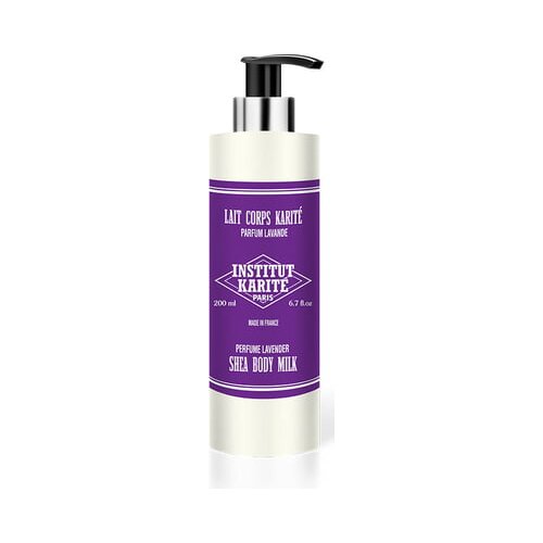 Institut Karite Shea Body Milk Lavender vlažilni losjon za telo z vonjem sivke 200 ml za ženske Cene