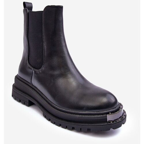 Kesi Chelsea Flat-heeled and platform boots, black, Linestta Slike