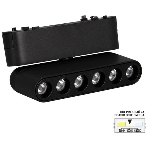  led magnetna svetiljka cct ultra slim FMS2101-6 bk Cene