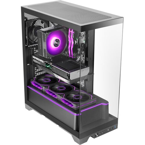 TACENS Mars Gaming MCPRISMA computer case Midi Tower Black Slike