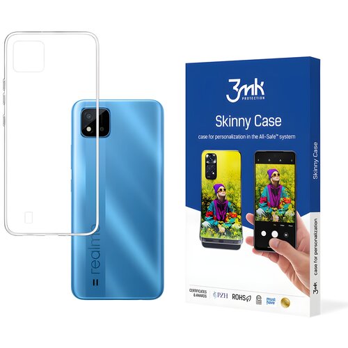 3mk Skinny ovitek za Realme C11 2021 - Prozorna Slike
