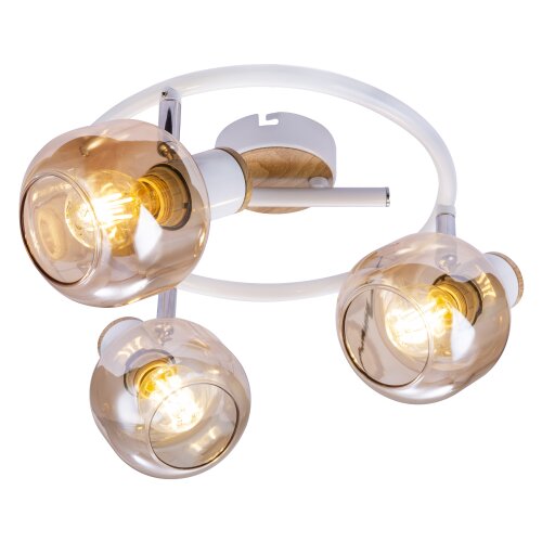 Mitea Lighting M180132 bela spot lampa 3xE14 40W Slike