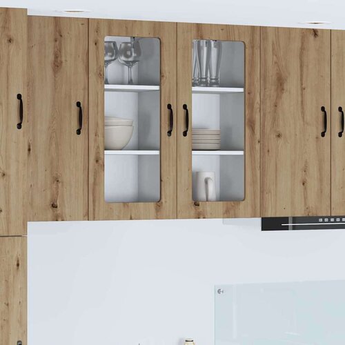  Zidni kuhinjski ormarić 2 pcs Umjetnički hrast 40 x 31 x 80 cm Cijene