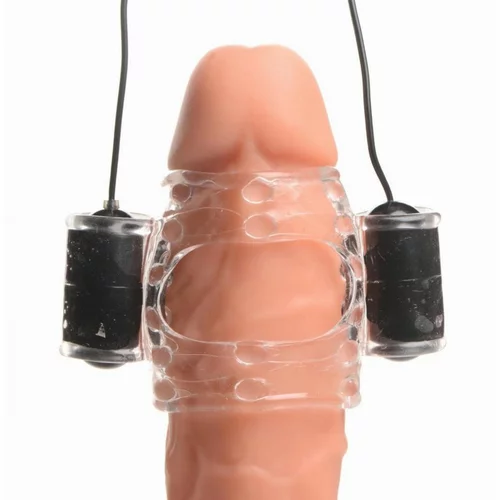 Dupli Dvojni vibracijski stimulator za penis