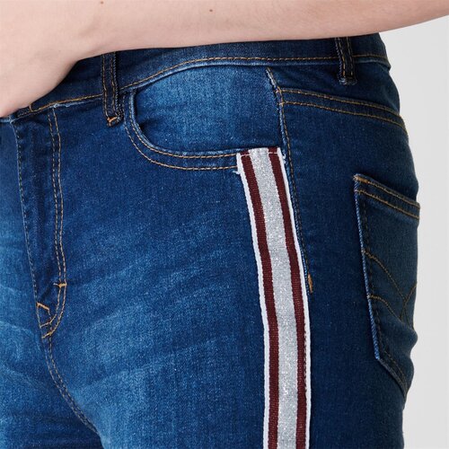 Golddigga Stripe Jeans Ladies Slike