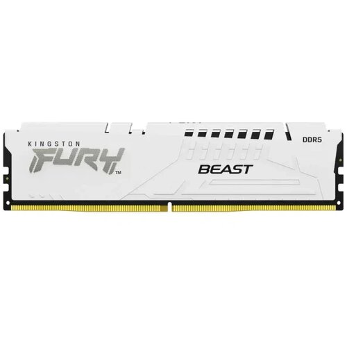 Kingston RAM DIMM DDR5 16GB 5200MHz Fury Beast White KF552C40BWA-16 Cene