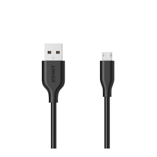 Anker kabl USB PowerLine Micro USB na USB A 1,8 m - Crni Slike