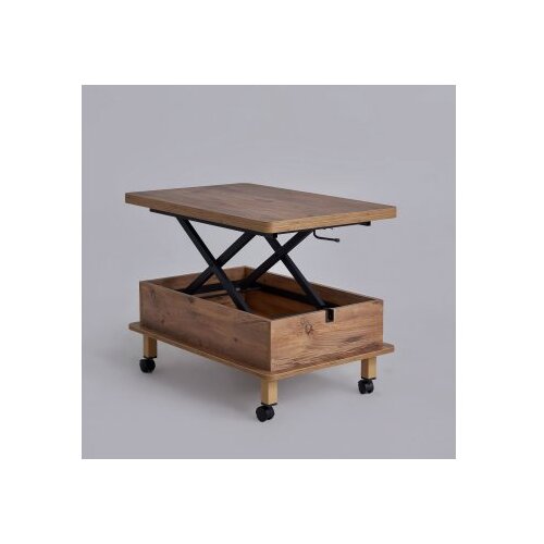 Hanah home Stol za dnevni boravak Dy Adt 90x40x60 cm, Smeđa Slike
