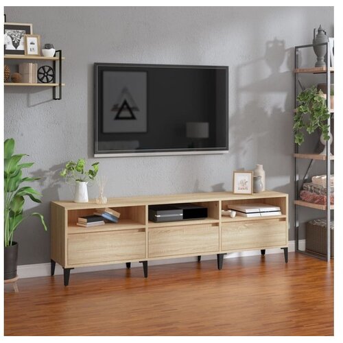  TV ormarić boja hrasta sonome 150x30x44 5 cm konstruirano drvo Cijene