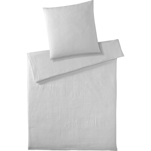 Elegante Smooth prevleka za odejo iz muslina - kamen - 135/140 x 200 cm Cene
