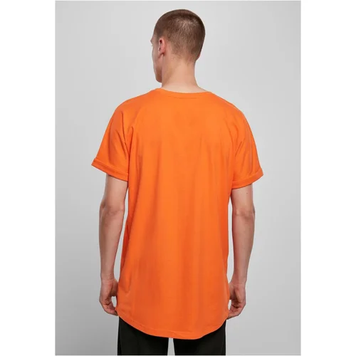 UC Men Tangerine T-shirt with a long shape