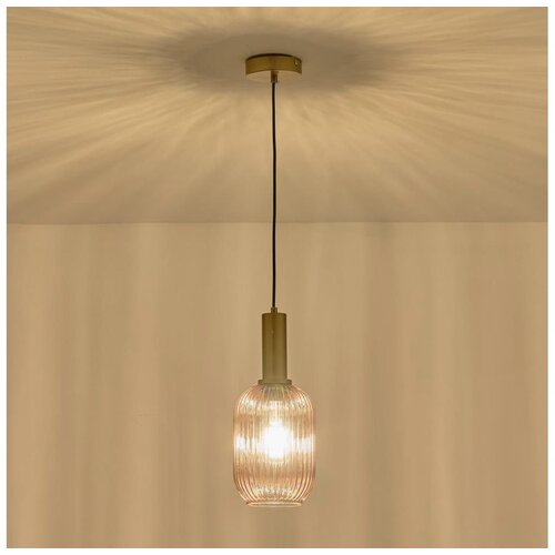  Luster na kablu TOPAZ 1xE27/15W/230V braon prečnik 13 cm Cene