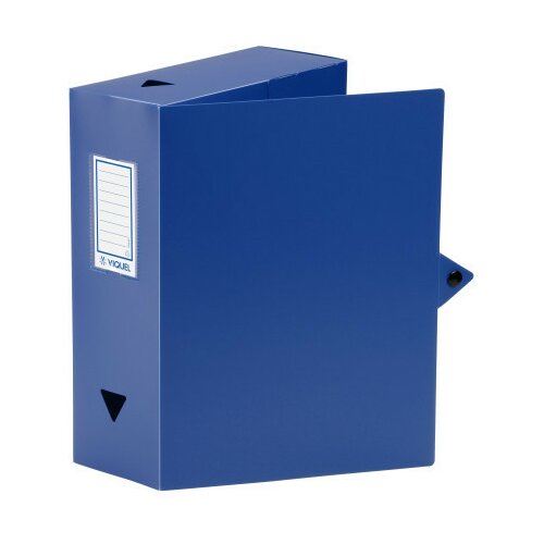 Viquel arhiv fascikla PVC A4, 100mm plava ( 04CB410E ) Cene
