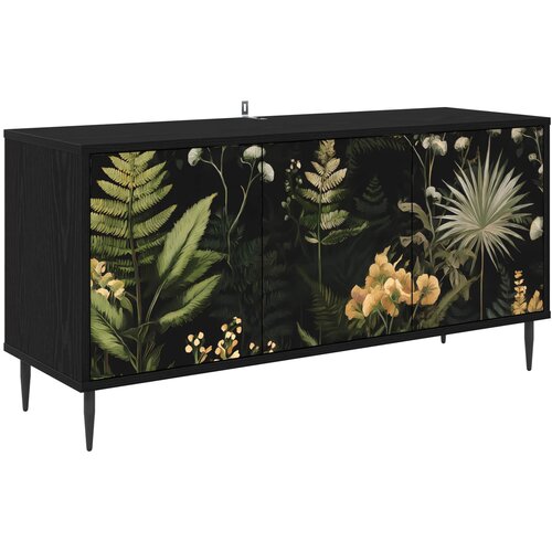  ormar RHENEN 102 x 33 x 51 cm Crni hrast Konstruirano drvo Cijene
