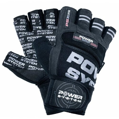 Power System fitness rukavice power grip Černošedé xxl Slike