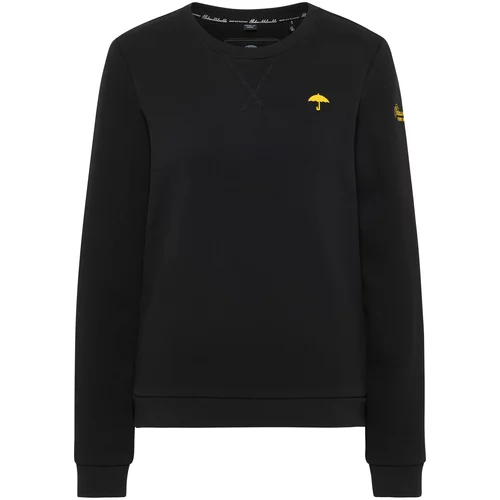 Schmuddelwedda Sweater majica žuta / crna / bijela