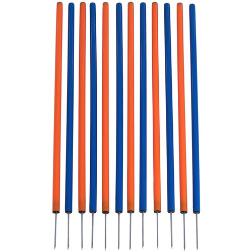 zooplus Agility Fun & Sport komplet stupova za slalom - 12 stupova, 2,5 cm promjera, dužina 100 cm Cijene
