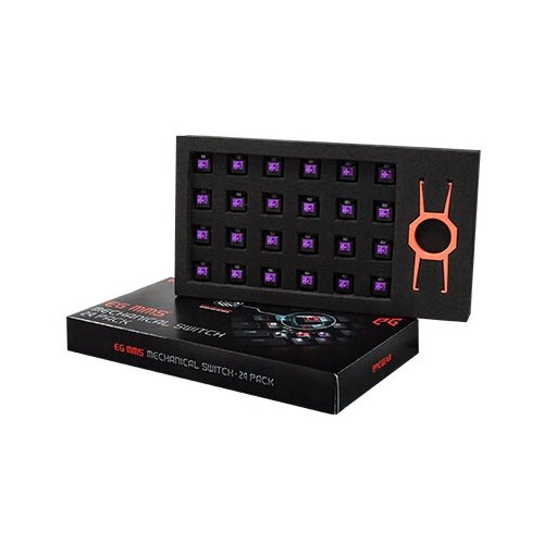 EPICGEAR DeFiant Keyboard EG Switch Purple 24 Pack Cene