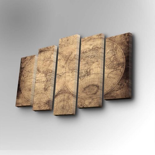 Wallity dekorativna slika 5PUC-039, 82x50cm, 5 delova Cene
