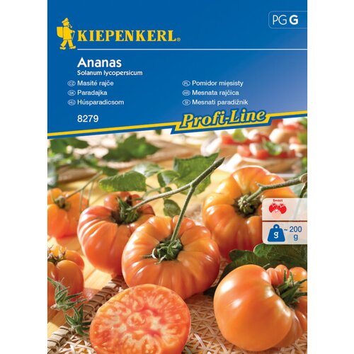 KIEPENKERL Mesnati paradižnik Ananas Kiepenkerl (Solanum lycopersicum) Slike