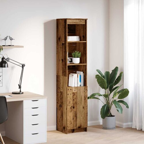 vidaXL Visoka ploča staro drvo 37,5x35x180 cm konstruirano drvo Cijene