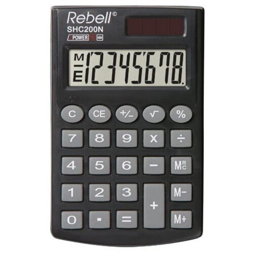 Rebell Kalkulator komercijalni SHC208 black Cijene