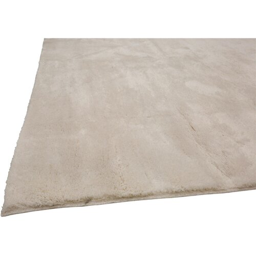 Novel preproga z visokim florom 120/170 cm krem barve Slike
