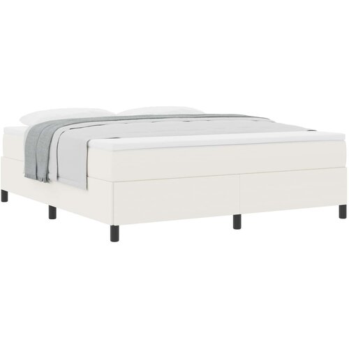  Krevet s opruga kutije Krem 180 x 200 cm Kordura tekstil Slike