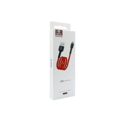 DATA CABLE APOLLO V-22 MICRO RED Slike