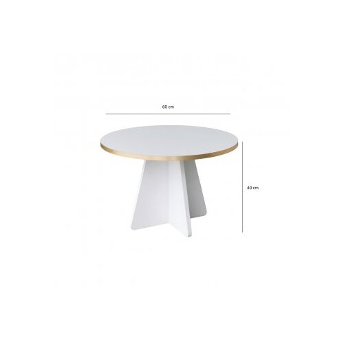 Hanah home sto mushroom gold white v2 Slike