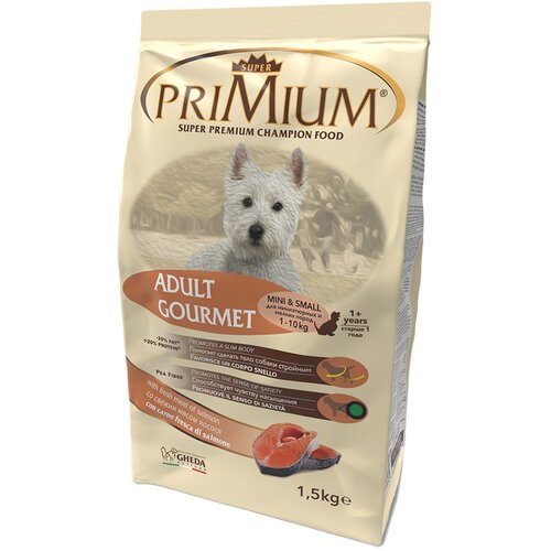 Cinffi primium hrana za pse dog adult gourmet - losos 1.5kg Cene